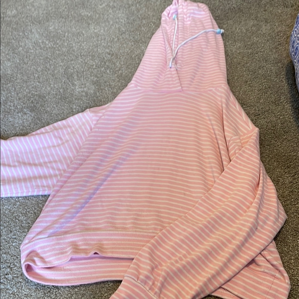 PJ Salvage Pink Striped Hoodie